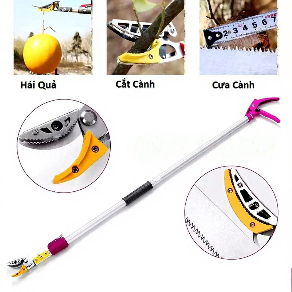 Kéo cắt tỉa cành cây trên cao nhiều kích thước