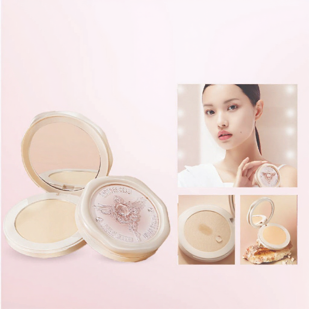 Phấn phủ dạng nén HEXZE 5g, mỏng nhẹ, kiềm dầu, kháng nước, giữ lớp nền lâu trôi