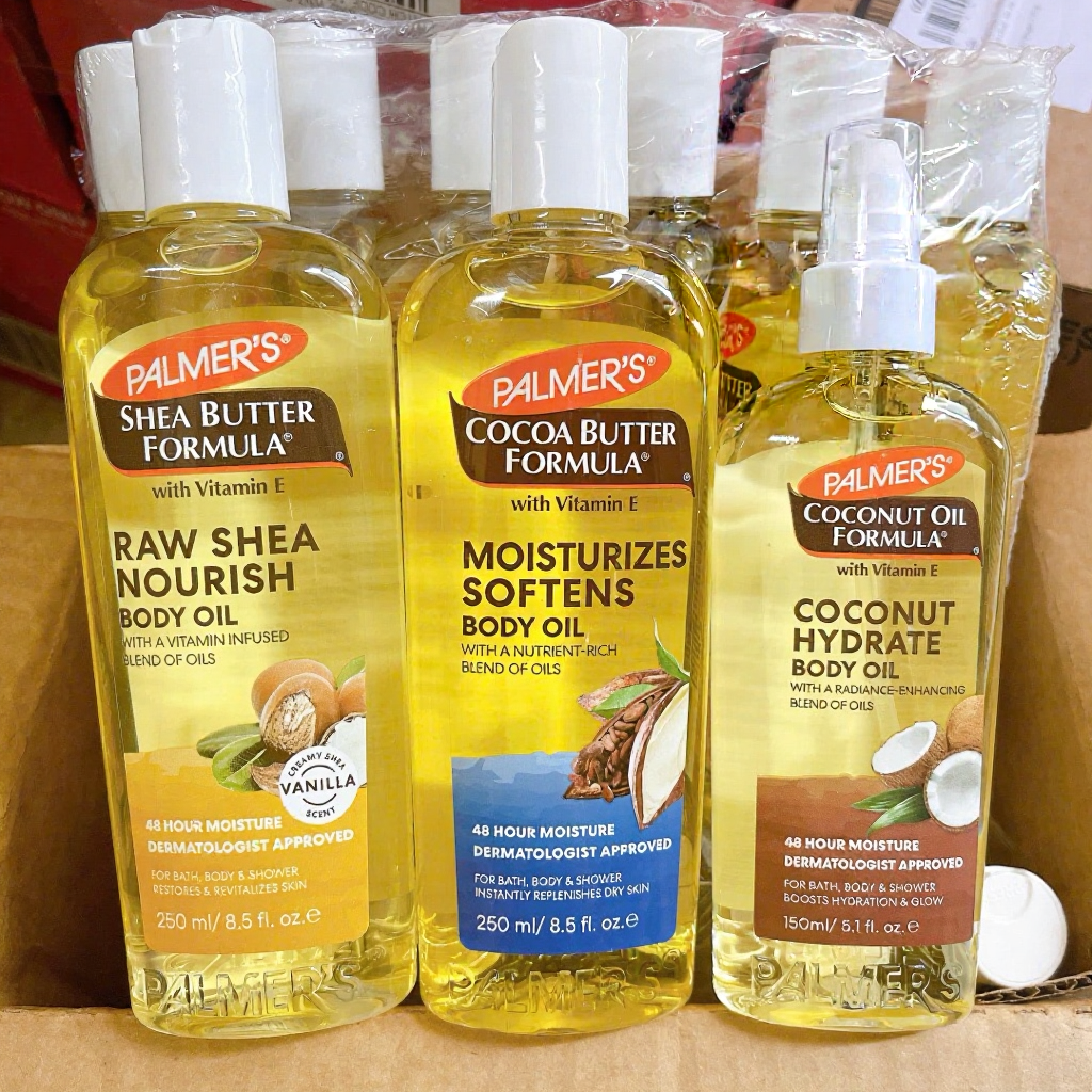 Dầu dưỡng thể Body Oil Palmer's Shea Butter/ Coconut Oil/ Cocoa Butter Formula Body Oil 250ml