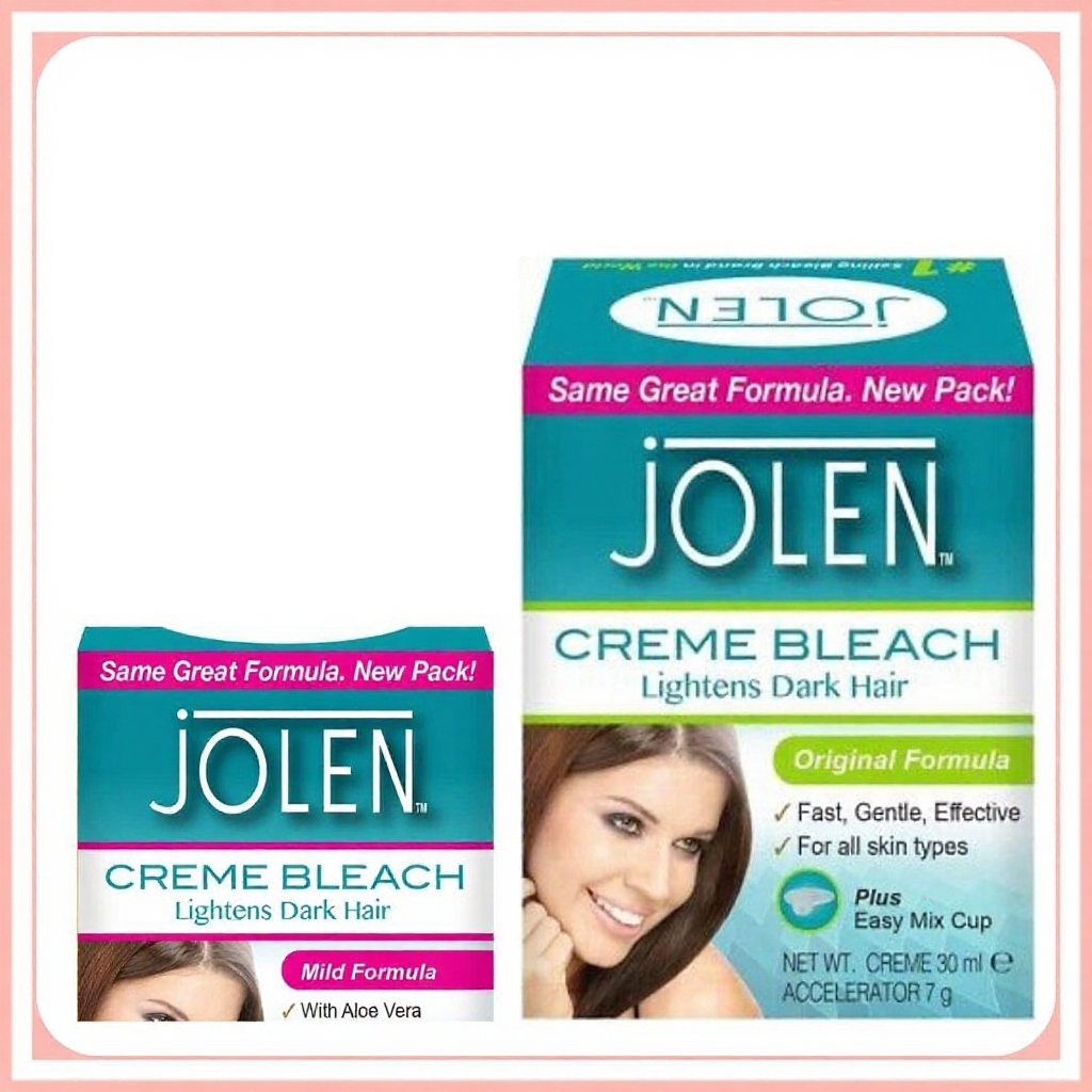 [Có sẵn] Jolen kem nhạt màu lông Jolen Creme Bleach 30ml Anh