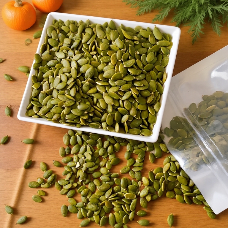 Nhân hạt bí xanh sấy chín nguyên vị 500g
