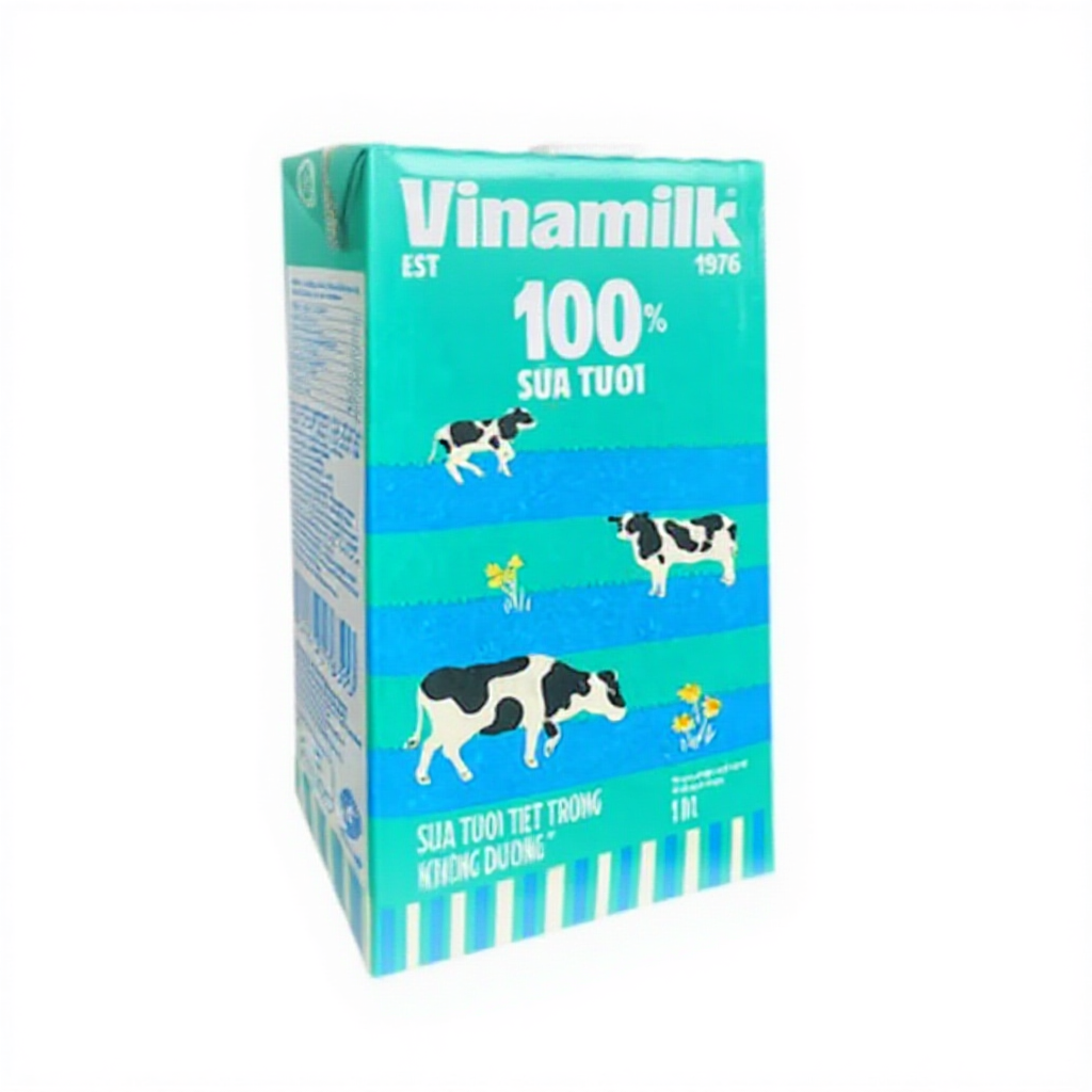 Sữa Tươi Tiệt Trùng Vinamilk 1 Lít Có đường/Ít đường/Không đường