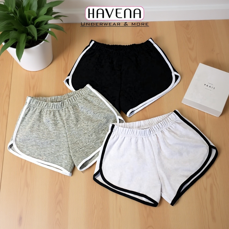 Quần Short Đùi Nữ Mặc Nhà Tập Yoga Gym HAVENA QN01