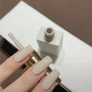  Sơn gel màu ghi sữa và xám ghi làm nail G26 