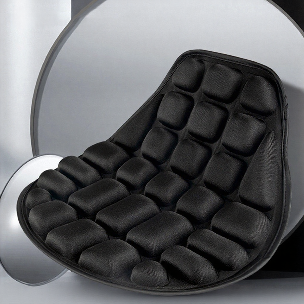 Đệm lót yên xe máy bằng da pu lycra thoáng khí thoải mái