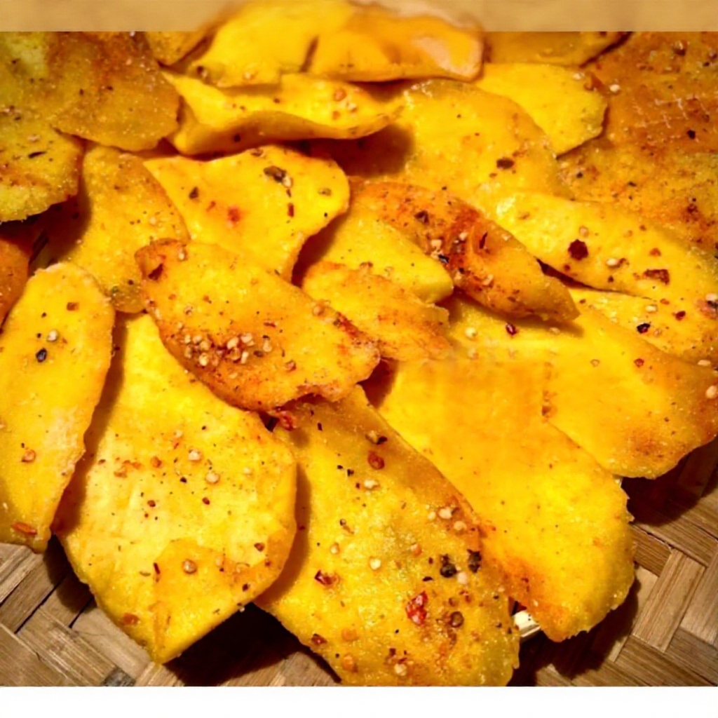 Xoài sấy dẻo muối ớt vị chua ngọt cay độc đáo 250gr 500gr 1kg - xoài non sấy có ớt không ớt AN Organic Food