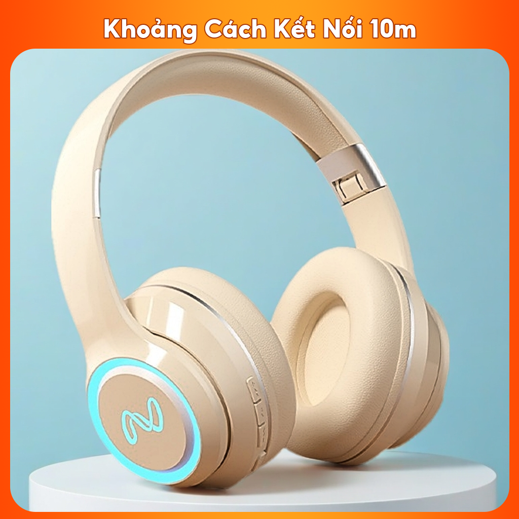 Tai Nghe Chụp Tai Headphone Bluetooth Không Dây M9 Tai Nghe Chụp Gaming Sạc Nhanh Chống Ồn Gấp Gọn