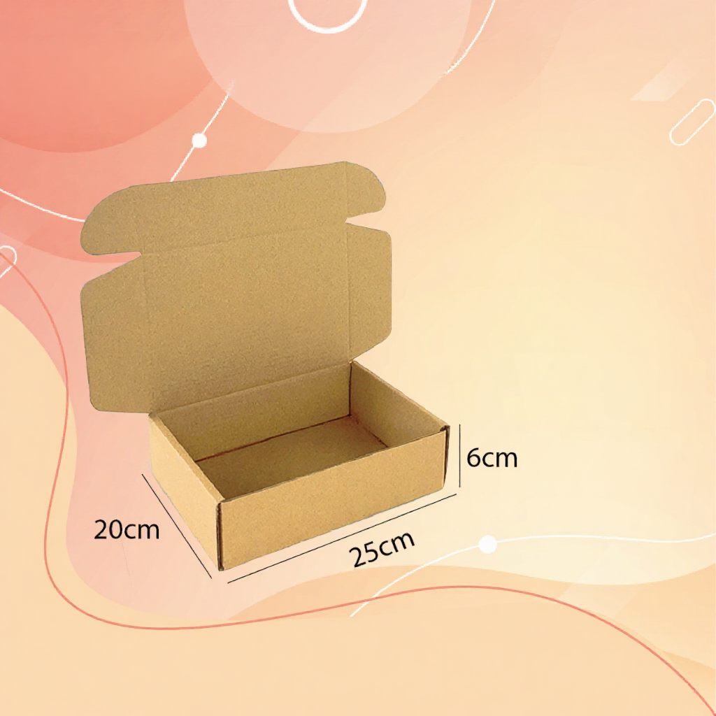 Hộp Carton Nắp Gài Đóng Hàng Đủ Kích Thước 4KPRINT