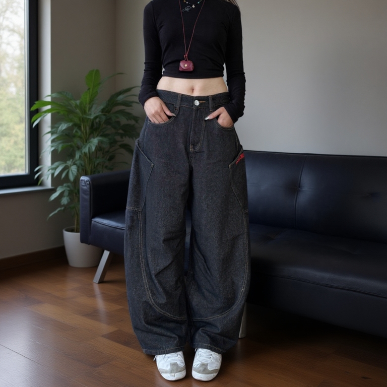 Quần Jeans Dài Ống Rộng Thụng Wash Form Unisex Tôn Dáng Nam Nữ Nhiều Màu_SSSTore.Aesthetic