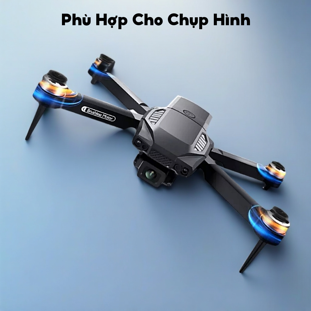 PIycam Mini, Flycam Giá Rẻ, Máy Bay Không Người Lái F198,Chế Độ Cảm Biến Giữ Vị Trí Chạm Tự Động