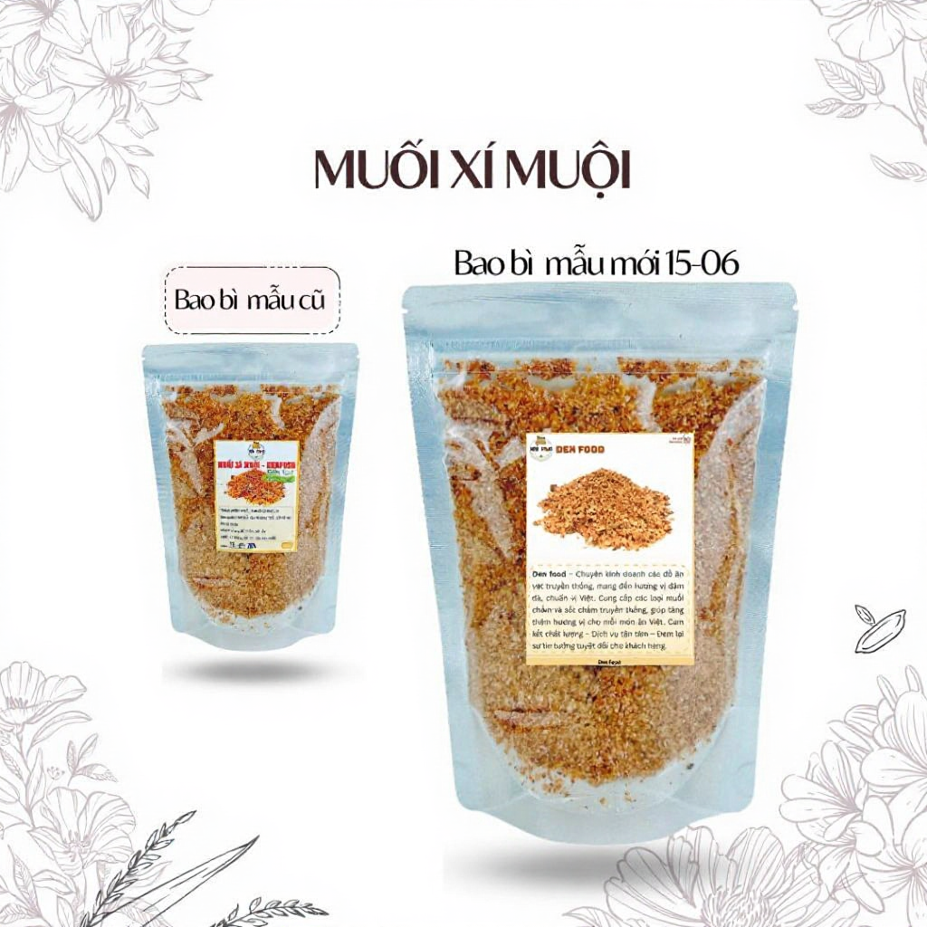 Muối xí muội DENFOOD Túi 500gr