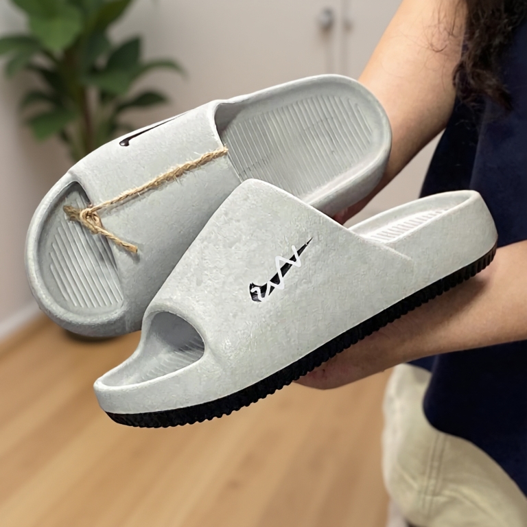 Dép bánh mì NK Calm Slide xăng đan Nam Nữ Bản Vân Nhám Mới Nhất 2023 ĐẾ SƠN 2 màu thời trang form chuẩn size có fullsize
