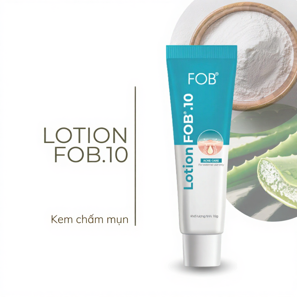 Kem chấm mụn FOB LOTION 10 10g