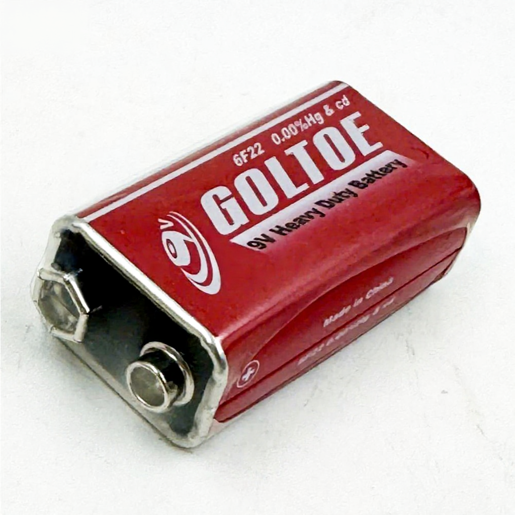 Pin Vuông 9V GOLTOE – Hiệu Suất Ổn Định, Dùng Lâu Bền, Tiện Lợi Mọi Lúc