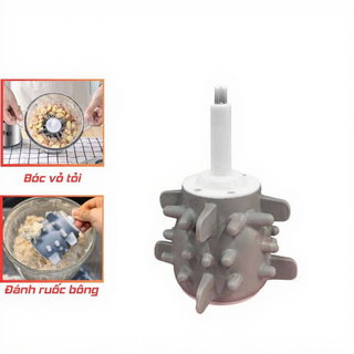 Lưỡi đánh ruốc bông, bóc tỏi TDG cho máy xay 2L 3L bằng silicon tiện lợi