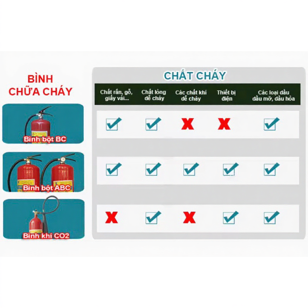 Bình chữa cháy 4kg đã được kiểm định dùng trong gia đình