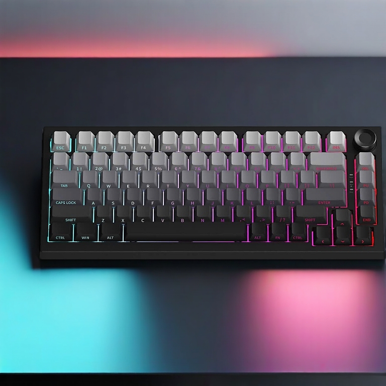 Bàn phím cơ có dây model AMG10 AOQELO full phím trục đỏ và nhiều bàn phím cơ khác dùng cho laptop và máy tính bàn