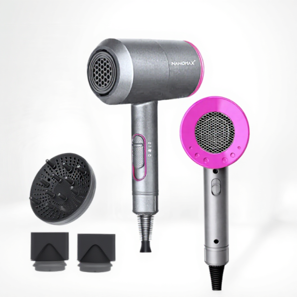 Máy Sấy Tóc Nanomax D087 Sấy 2 Chiều Nóng Lạnh, Công Suất 2000w Nhanh Khô, 3 Tốc Độ Sấy, Thiết Kế Ch