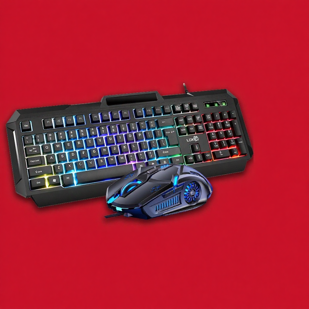 Bàn Phím Máy Tính Gaming SIDOTECH Đèn LED RGB Sắc Nét, Trải Nghiệm Giả Cơ