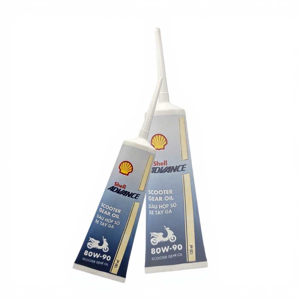 Nhớt Hộp Số (Láp) Xe Tay Ga Shell Thailand Advance Scooter Gear 80w90 120ML