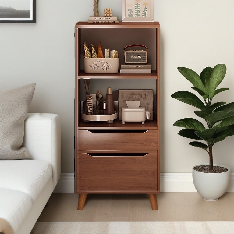 Kệ để đồ kệ sách phong cách Bắc Âu nhiều tầng FULL HẬU lắp ghép dễ dàng gỗ MDF phủ Melamine hiện đại, chống mối mọt
