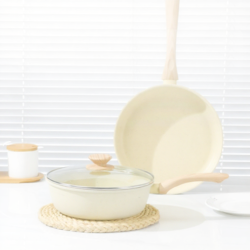 Chảo rán chống dính cao cấp cho bếp từ và bếp gas, dùng trong gia đình 