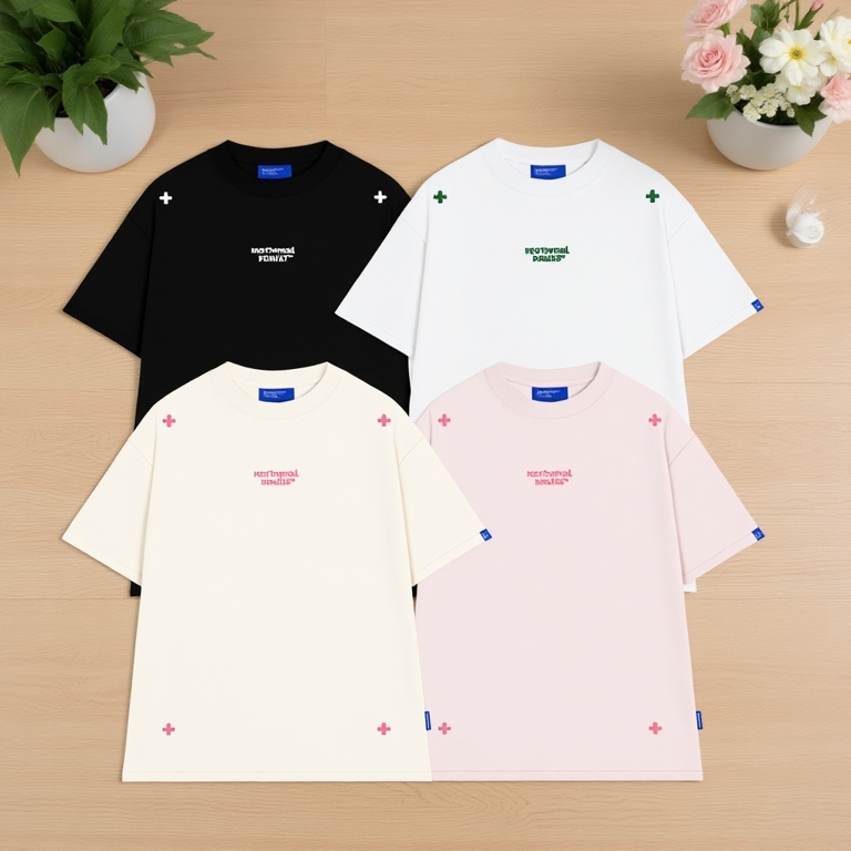 Áo Thun Thêu NOCTURNAL Plus Tee Cotton 100% Unisex Nam Nữ Form Rộng Tay Lỡ Oversize Local Brand