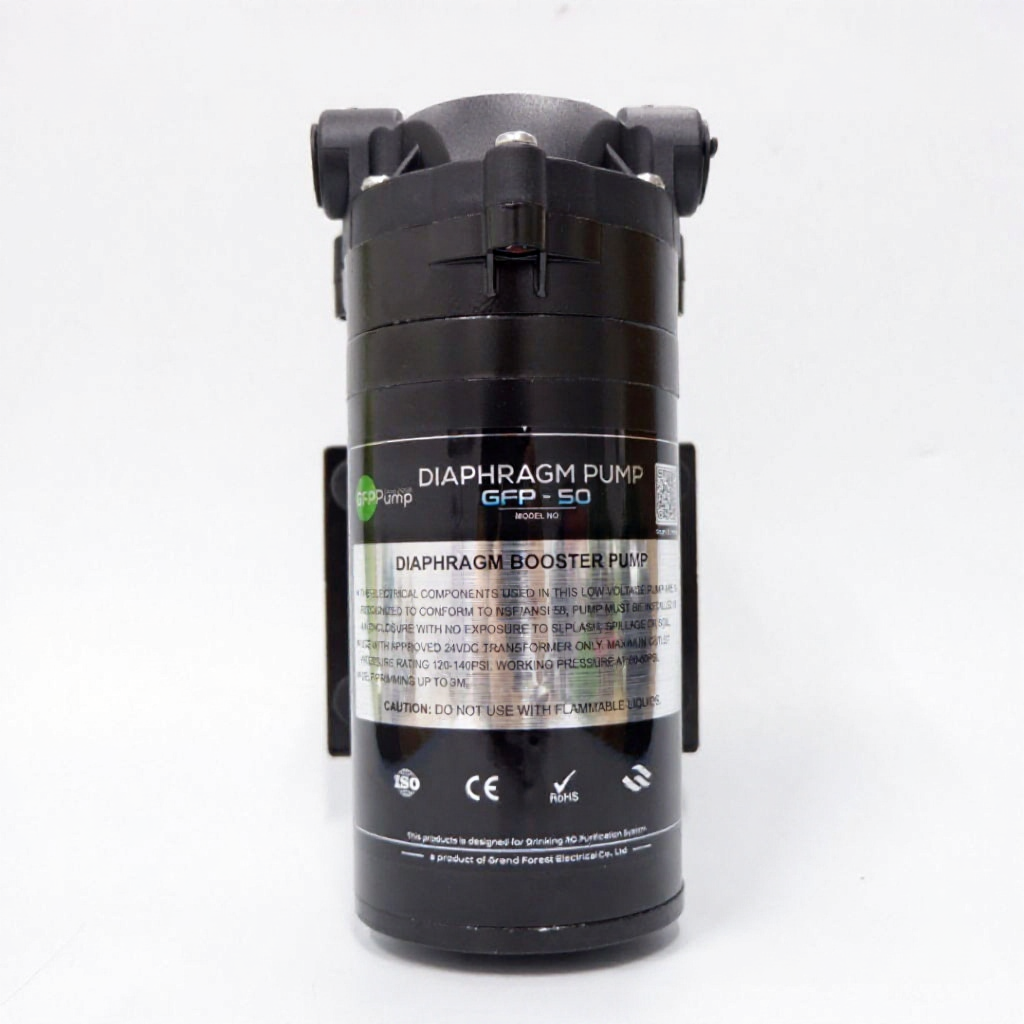 Bơm Tăng Áp RO 24V GFPPump GFP 50, 8369, Hút Đẩy Tốt, Êm, Bền, Phù Hợp Mọi Máy Lọc Nước