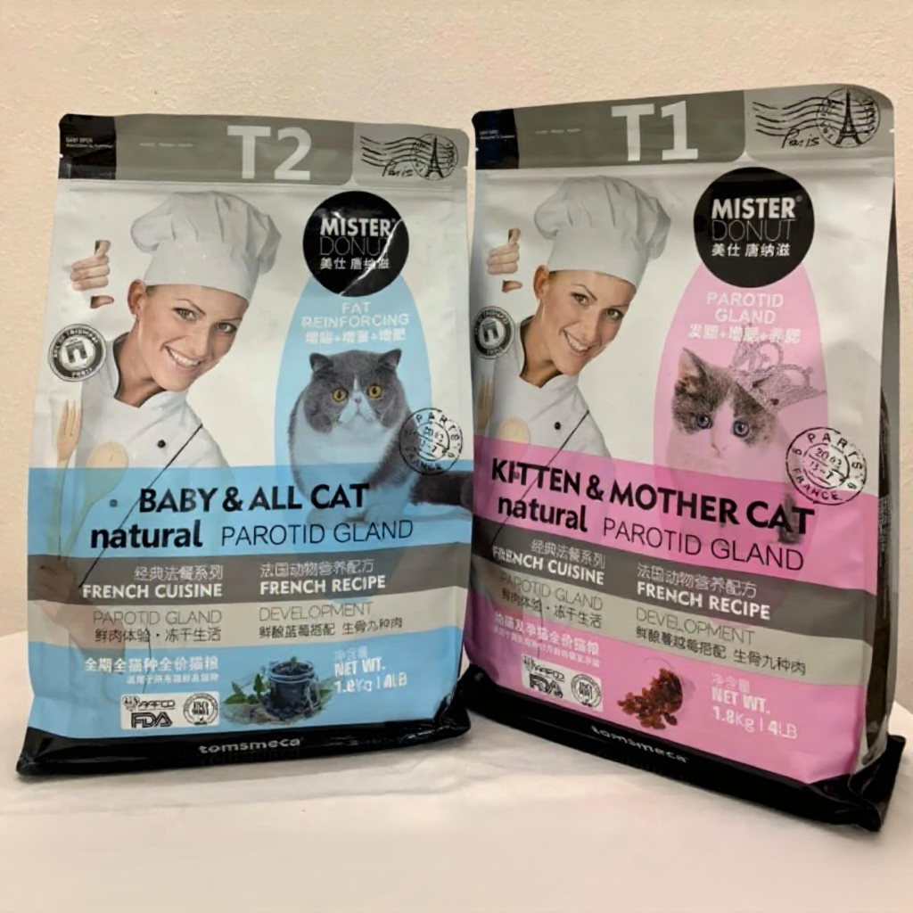 Hạt Mister Donut nguyên seal 1.8kg dành cho mèo-Xoài Non Petshop