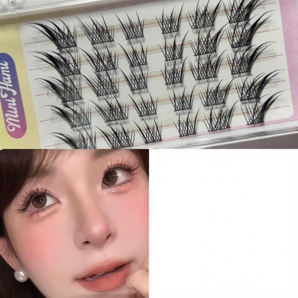 Mi giả Tô Đát Kỷ Mini Hami mi cụm tách sợi mềm mịn quyến rũ tự nhiên tái sử dụng