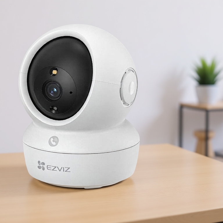 Camera ezviz C6N H6C 4M ( 2K) 1080P 2M-xoay 360 Độ Có màu đêm có nút gọi video call  ip wifi