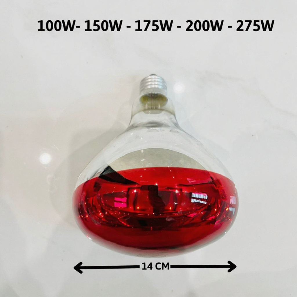 Bóng sưởi hồng ngoại đa năng cho gia súc và gia cầm
