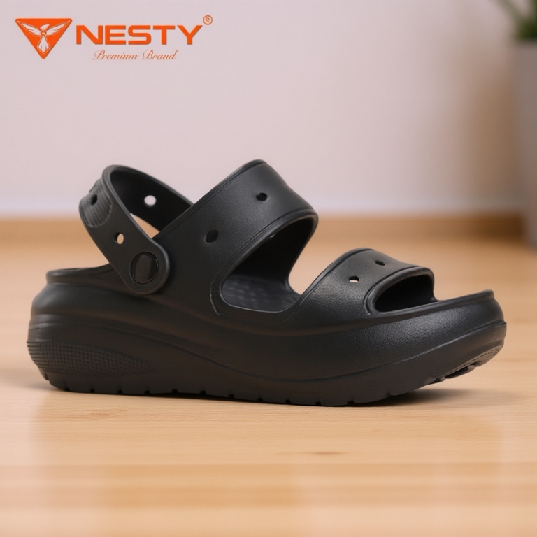 [Tặng Sticker] Dép Sandal Nesty Đúc Nguyên Khối, Đế Độn 6 Phân, Chất Eva Không Mùi NE51