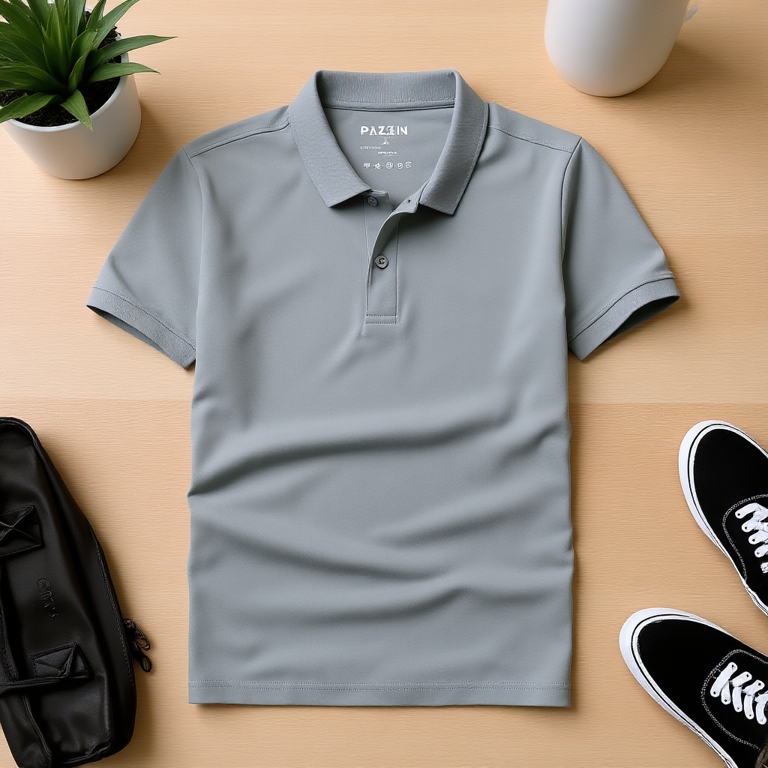 Áo thun nam POLO trơn vải cá sấu cotton cao cấp ngắn tay cực sang trọng