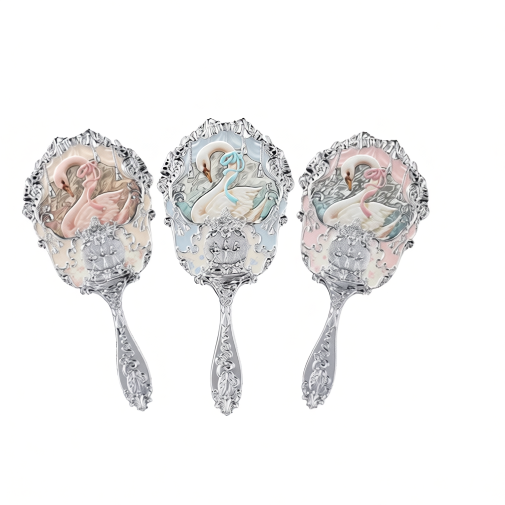 Gương cầm tay Swan Ballet Flower Knows