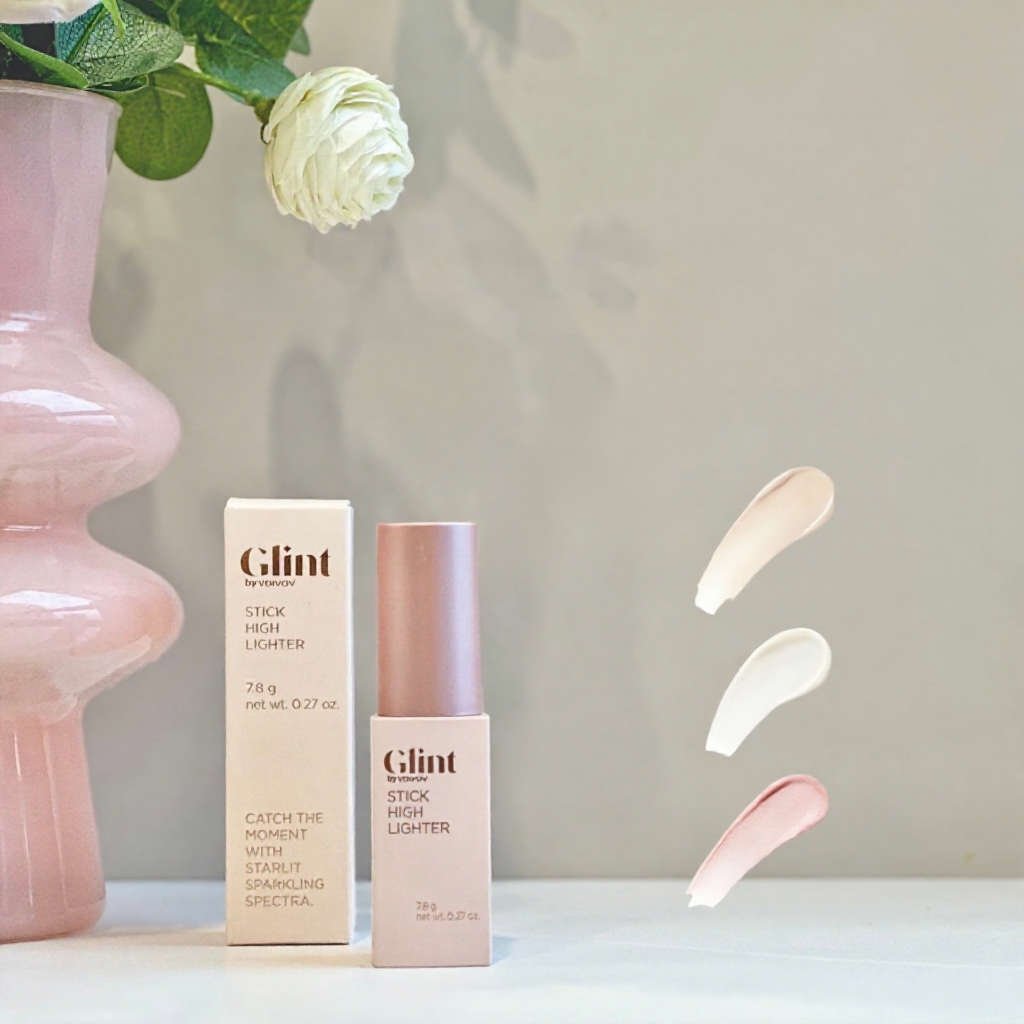 [ Glint ] - Phấn highlights Glint 03 Rosy Moon