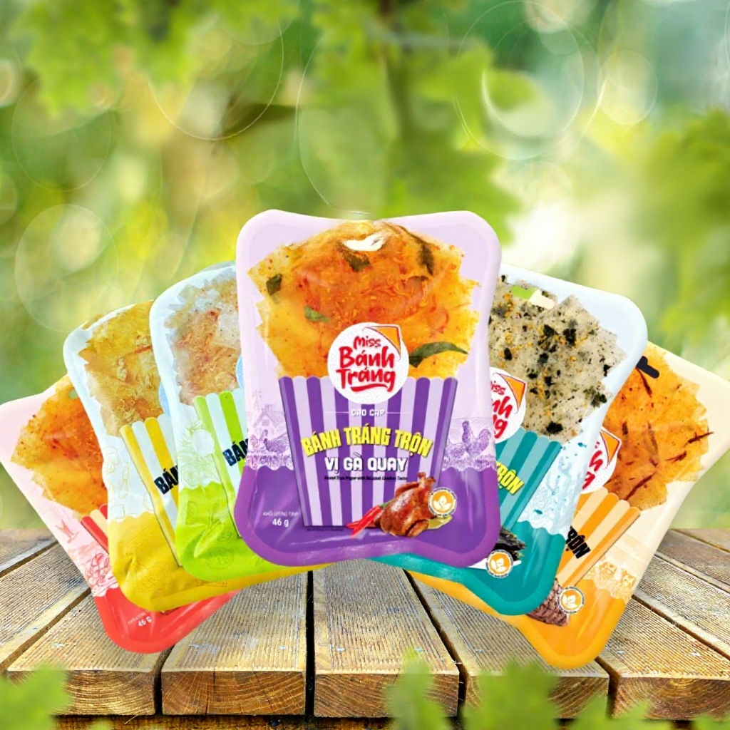 6 Gói Bánh Tráng Trộn Miss Bự 40-46g Đa Vị