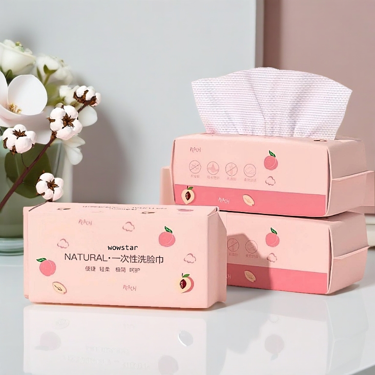 50 tờ khăn mặt dùng 1 lần Khăn lau mặt khô đa năng khăn lau khô dùng một lần  khăn ướt tẩy trang Khăn mềm dày（kimhome)
