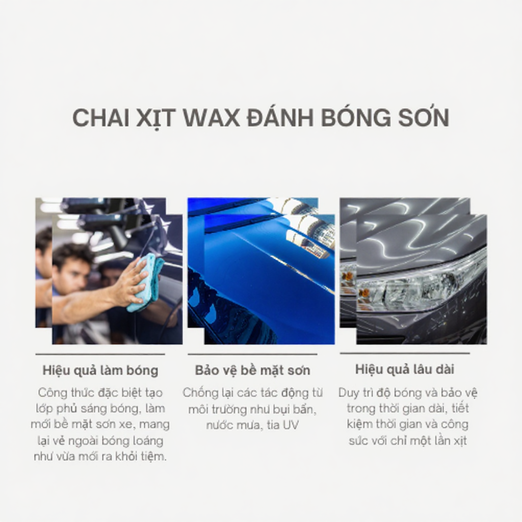 Chai Xịt Wax Đánh Bóng Sơn 3M 39034LT 473ml - Nhập Khẩu Thái Lan