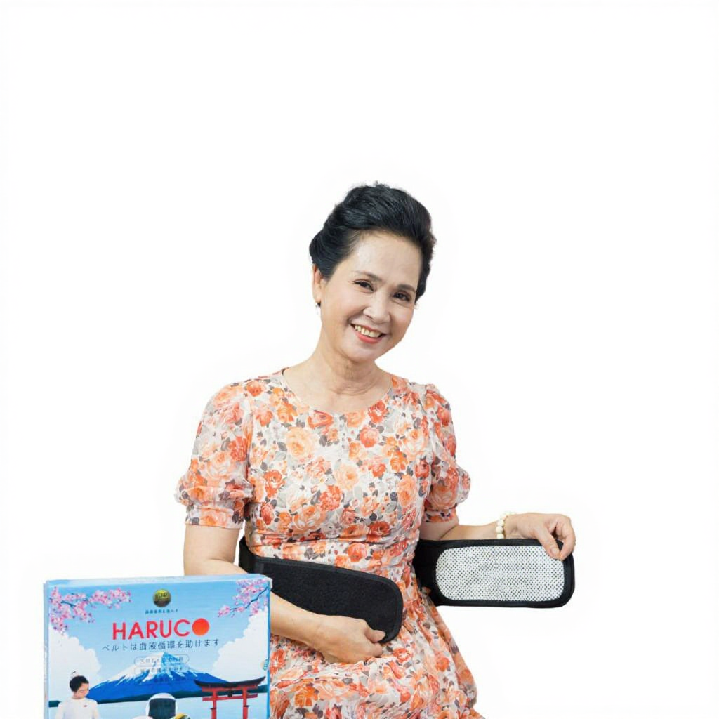 Đai Haruco Đá Nóng Giúp Giảm Đau Lưng Hiệu Quả, Chống Thoát Vị Đĩa Đệm, Thoái Hóa Cột Sống