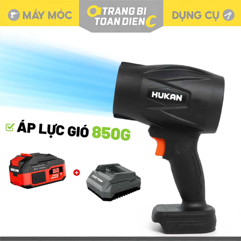 Máy thổi phản lực chính hãng HUKAN G1-MT024S chân pin phổ thông, siêu mạnh