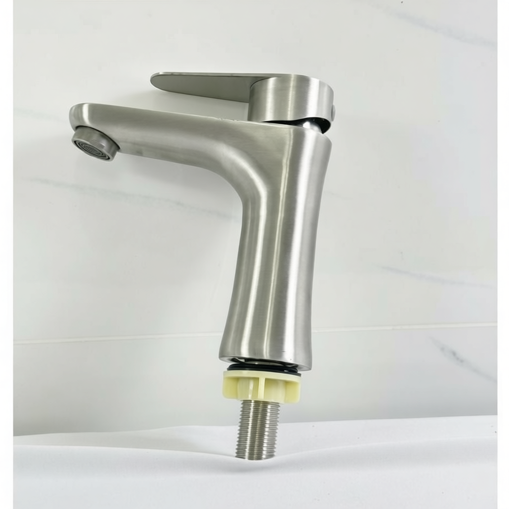 Vòi bồn rửa măt·Vòi rửa mặt Lavabo Lạnh inox  N6000  N6123 Fotar vòi đặt trên mặt lavab