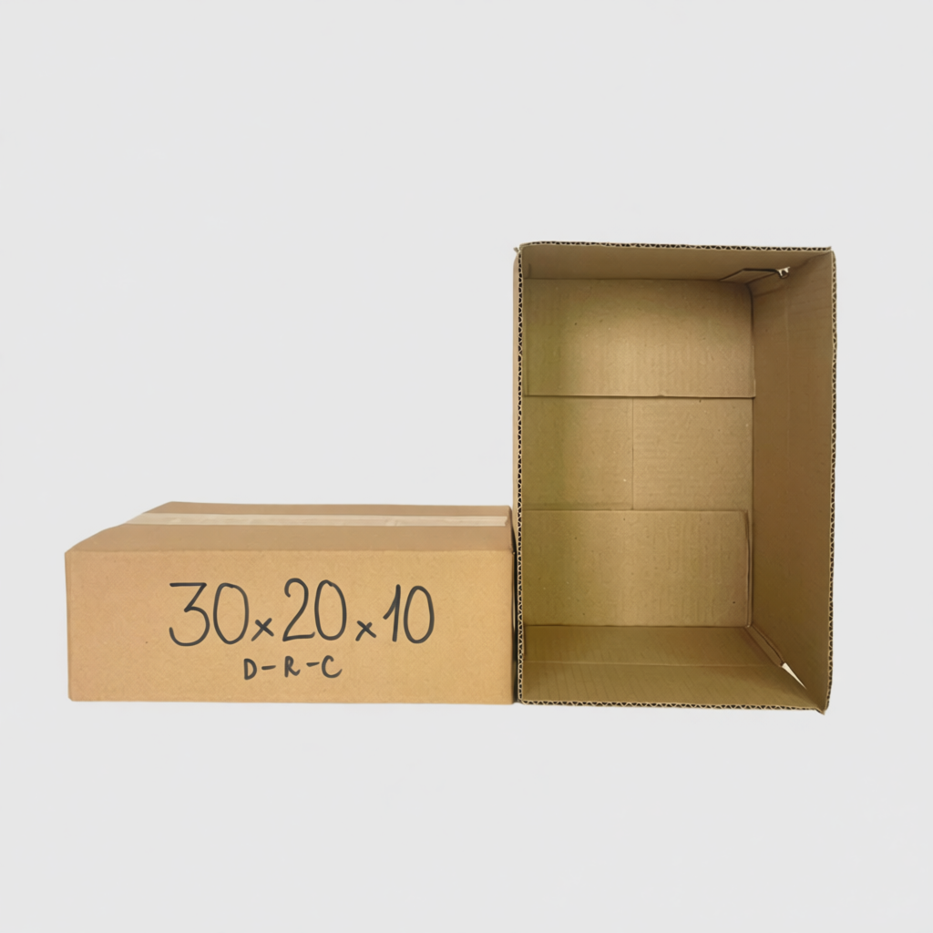 10 hộp carton đóng hàng 30x20x10