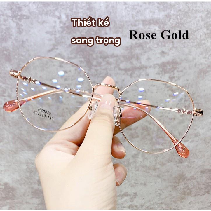 PVN44050 Kính mắt , kiếng mắt gọng kim loại siêu sang chắn bụi đeo lens tongkhosi2