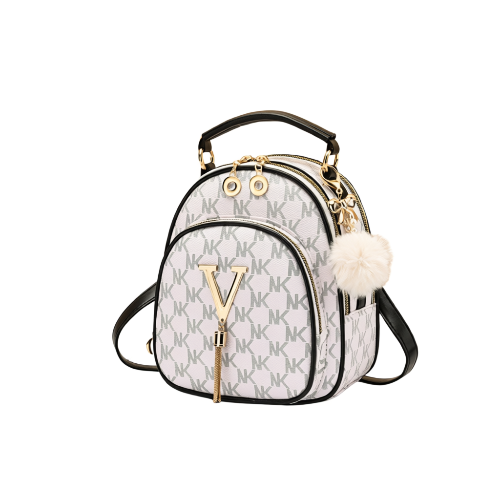 Balo Đi Học, Đi Chơi, Balo Da Nữ Chữ V Phong Cách Hàn Quốc M359