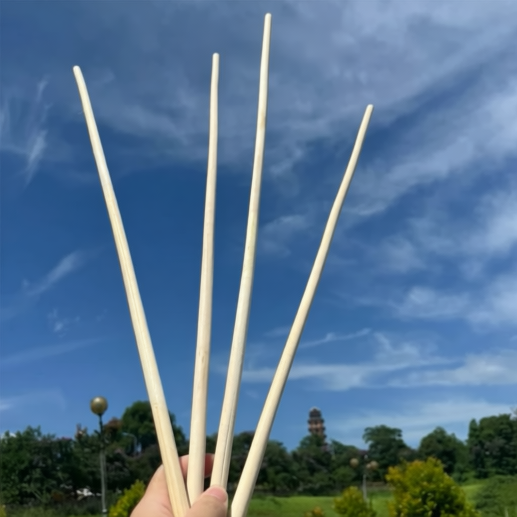 Cây roi mây tươi xanh dài 80cm roi mây dẻo dai đa công dụng, không gãy, không mối mọt - Gia Dụng Yok