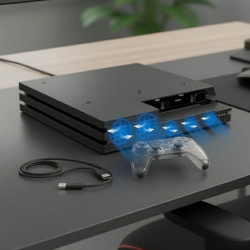Quạt làm mát & Giá đỡ cho máy chơi game PS4/PS4 Pro/PS4 Slim