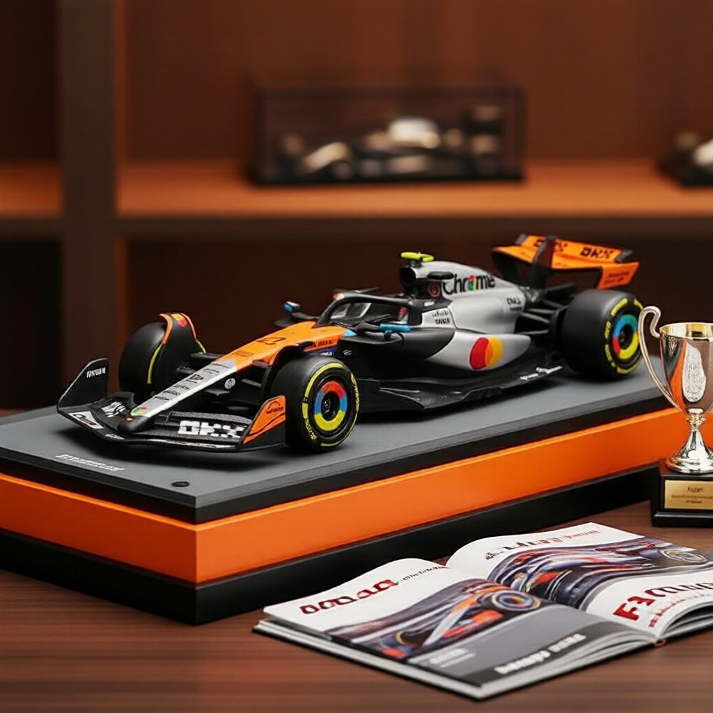 Bburago 1:43 2025 F1 McLaren MCL39 GP Anh Bản Đặc Biệt #4 Lando Norris #81 Oscar Piastri