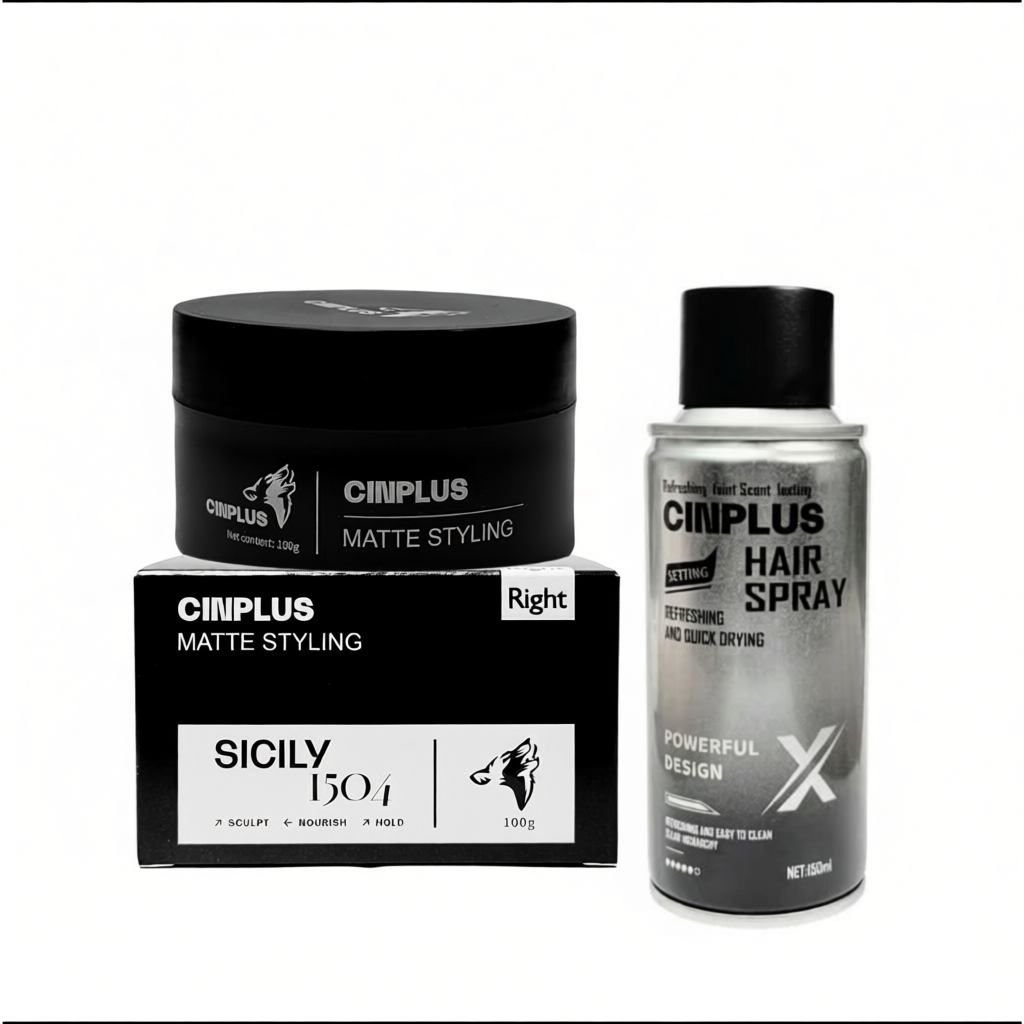 Sáp vuốt tóc nam Cinplus Clay Wax Sicily