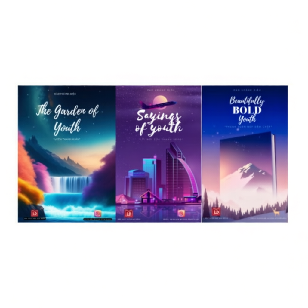 Bộ Ba Sách Song Ngữ Sayings Of Youth + Beautifully Bold Youth + The Garden Of Youth - Đầy Đủ File Ng